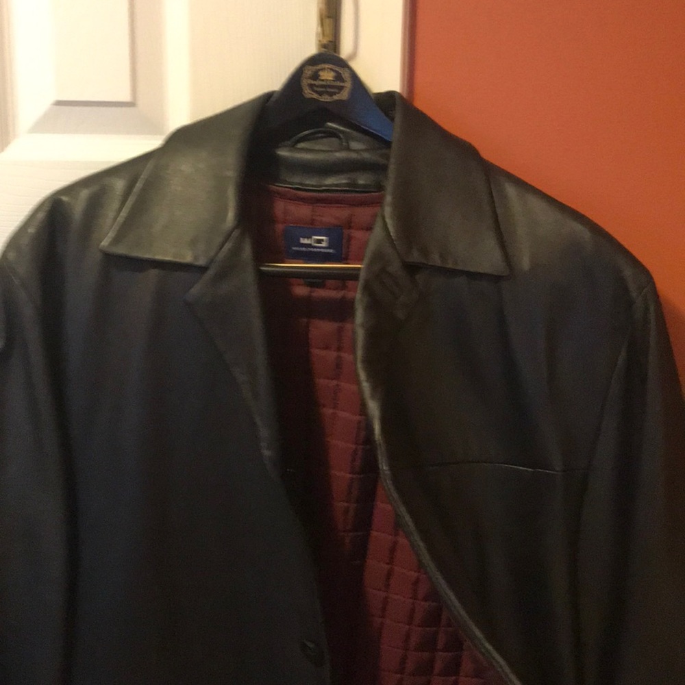 Soft Leather Jacket With Removable Lining - image 1